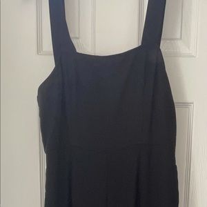 Black jumper with wide legs